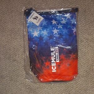 Icemule Coolers Red and Blue Star Design Bag